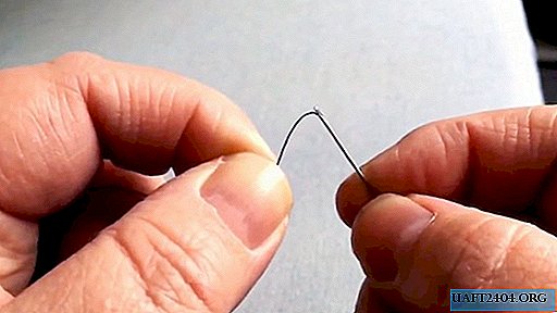 How to thread a needle without wetting, tools and red tape