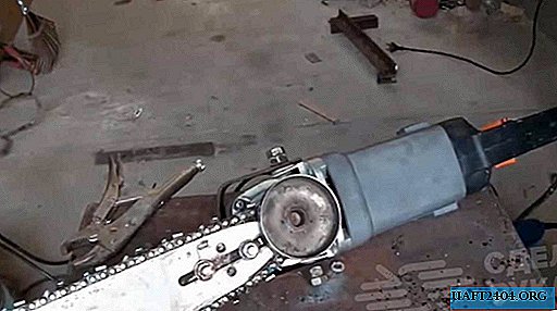 How to make a chain saw yourself from an ordinary grinder