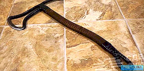 How to make an original tomahawk ax from rebar yourself