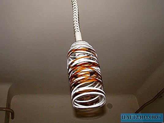 How to make a lampshade for a lamp from a plastic bottle
