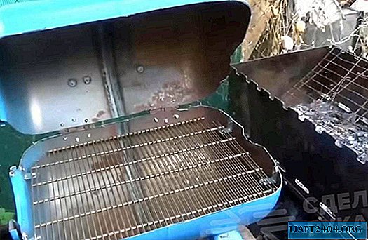 How to make a barbecue grill from a small gas cylinder