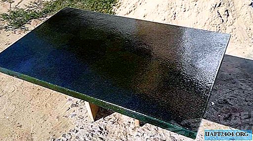 How to make a concrete tabletop for a table with your own hands