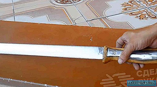 How to make a large do-it-yourself machete knife