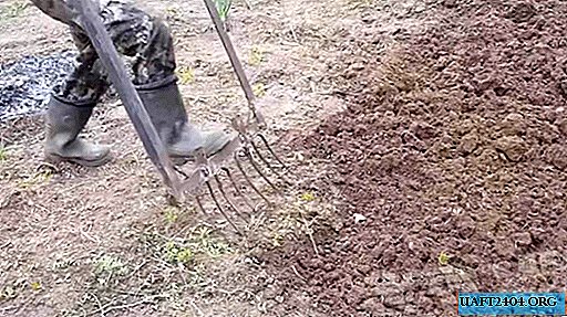 How to make a big shovel for digging a garden