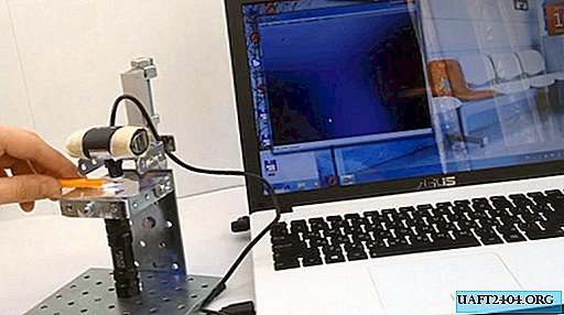How to make a digital microscope from a web camera