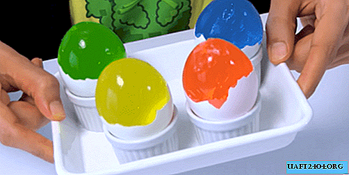 Kako narediti barvana žele jajca z lastnimi rokami