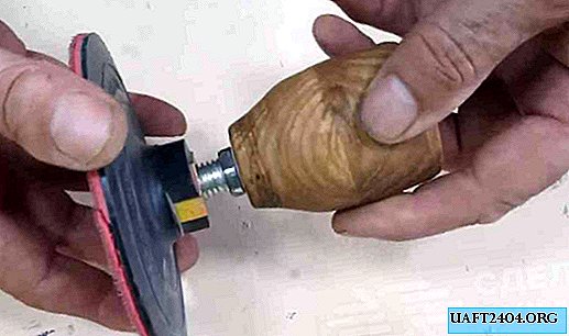 Hoe maak je een houder voor een schuurkussen met klittenband