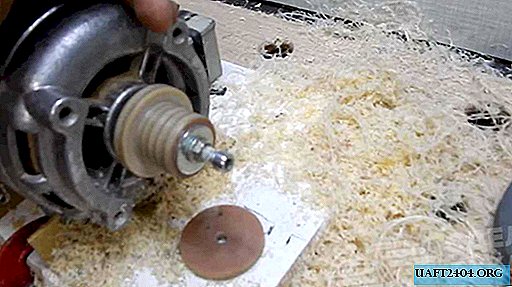 How to make a flange on a sharpener without a lathe