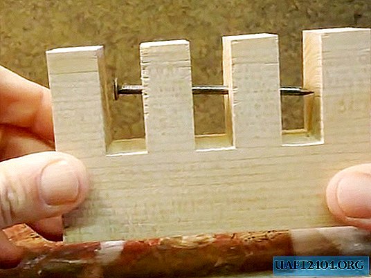 How to make a puzzle with a nail