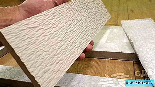 How to make an artificial stone with imitation of tree bark