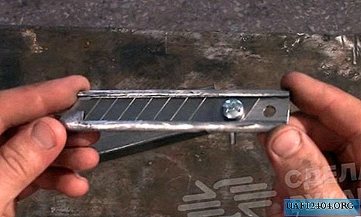Cómo hacer un cuchillo de papelería a partir de un tubo de perfil