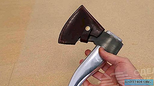 How to make a DIY leather case for an ax