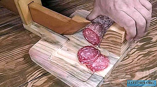 How to make a mechanical slicer for sausage and other products