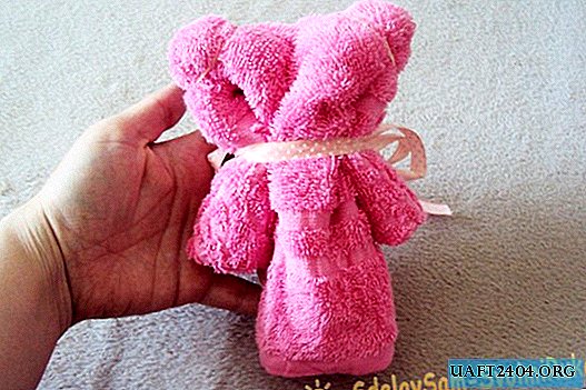 How to make a bear out of a towel