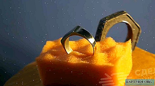 Cómo hacer un anillo de hombre con una tuerca de latón normal