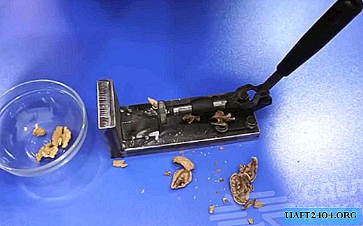 How to make a do-it-yourself nut cracker