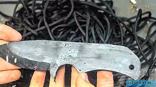 How to make a knife from a polypropylene rope cord