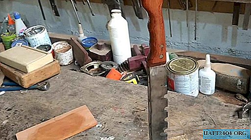 Cómo hacer un cuchillo original con un neumático de motosierra