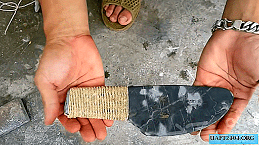 How to make a sharp knife from natural stone