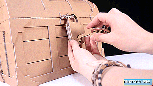 How to make a pirate cardboard chest