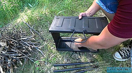 How to make a do-it-yourself camping brazier with your own hands