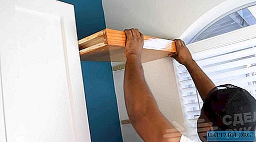 How to make a do-it-yourself flush-mounted shelf