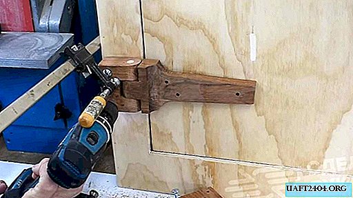 How to make durable decorative hinges from wood