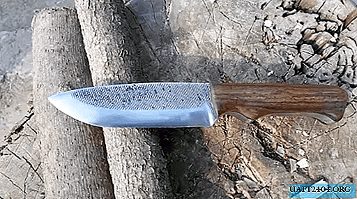 Como fazer uma faca simples a partir de uma lima antiga sem forjar