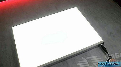 How to make a simple light tablet with your own hands