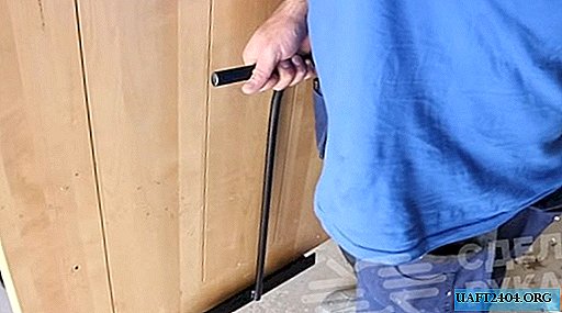 How to make a grab handle to carry sheet materials