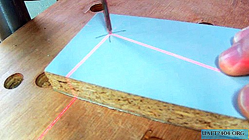 How to make a homemade laser pointer to a drilling machine
