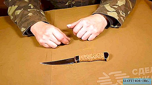 How to make the simplest cork handle for a knife