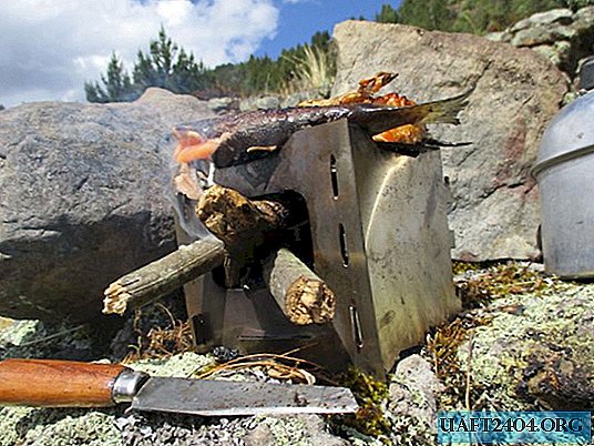 How to make a folding pocket stove for cooking on the go