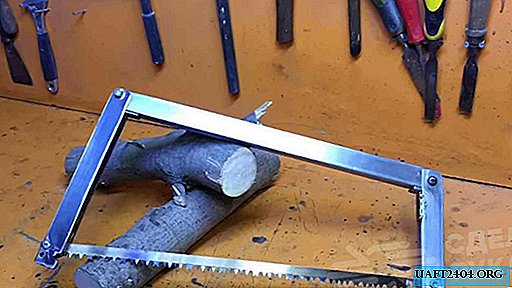How to make a folding hacksaw on a tree with your own hands