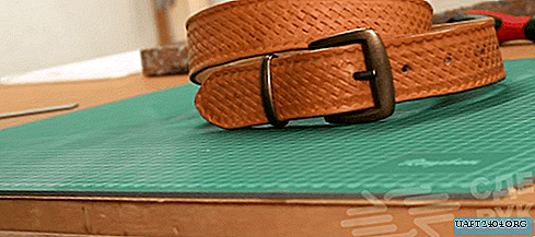 Cómo hacer un elegante cinturón de cuero de bricolaje