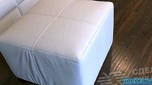 How to make a stylish soft padded stool for your home with your own hands