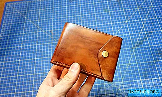How to make a stylish leather purse with your own hands