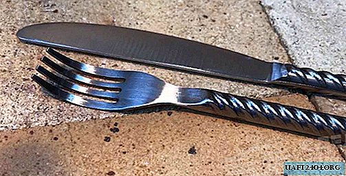 Cómo hacer una cucharada y un cuchillo con accesorios comunes