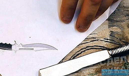 Cara membuat pisau suvenir dari baut stainless