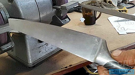 Как да направите острилка за нож от стара пила