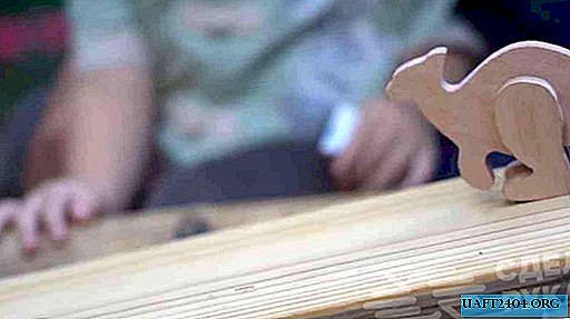 Cómo hacer un canguro "vivo" de madera contrachapada con tus propias manos