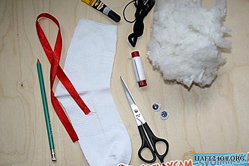 How to sew a soft toy from a sock