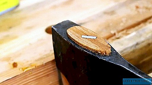 How to replace the old ax with a new one. Use oil instead of wedge glue