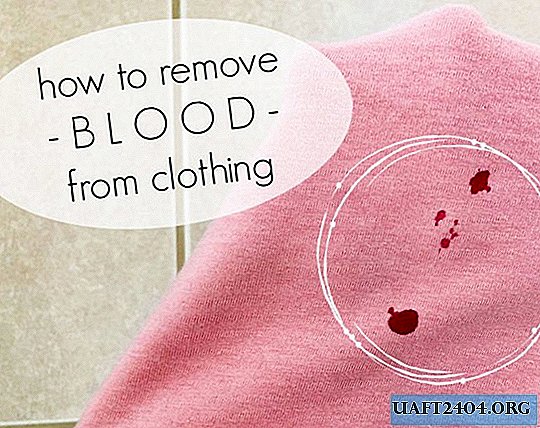 วิธีกำจัดเลือดออกจากเสื้อผ้า