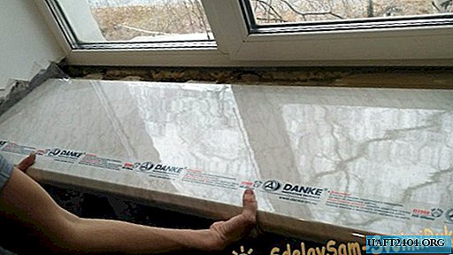 How to install a window sill if a window is already standing