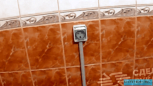 How to install a socket in the bathroom, if the tile is already laid out