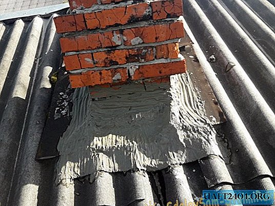 How to eliminate the gaps between the chimney and slate