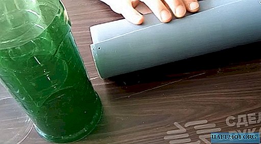 How to straighten corrugations on a plastic bottle