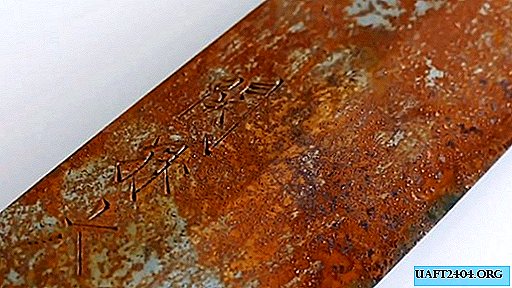 How to repair and sharpen a rusty knife