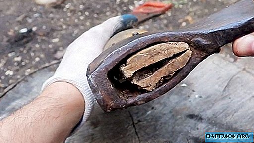How to restore a hatchet with hot glue